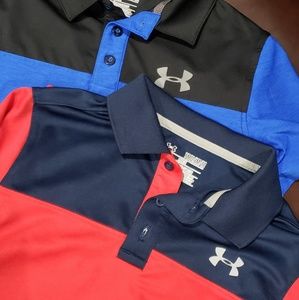 2 under armour polos